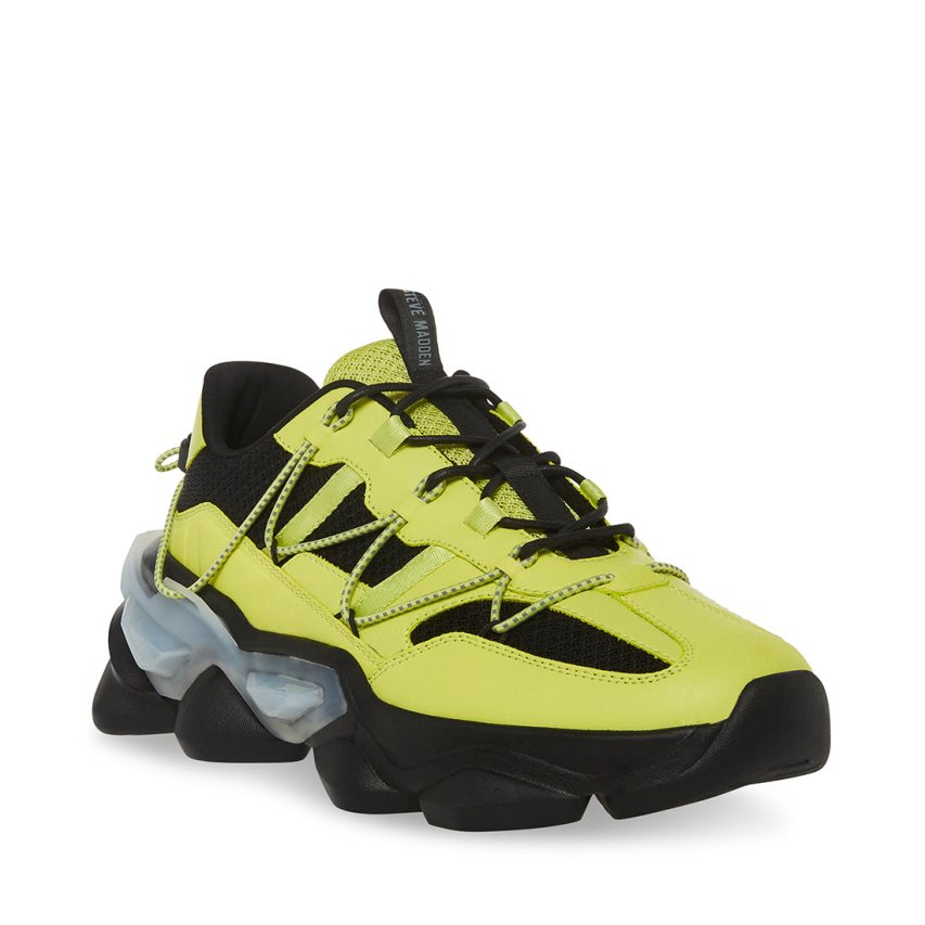 Light Green Steve Madden Storm Men's Sneakers | PH 1487TMU